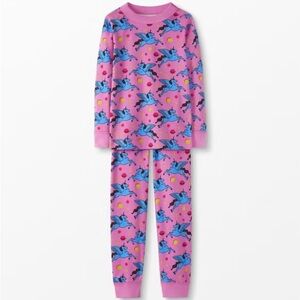 NWT Hanna Andersson Long John Pajama Set Pegasus 6-7 120cm organic cotton